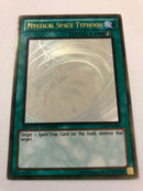 Yugioh Mystical Space Typhoon GLD5-EN038 Ghost Gold Rare Limited Edition NM