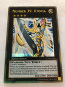 Yugioh Number 39: Utopia GLD5-EN036 Limited Edition Gold Rare Near Mint