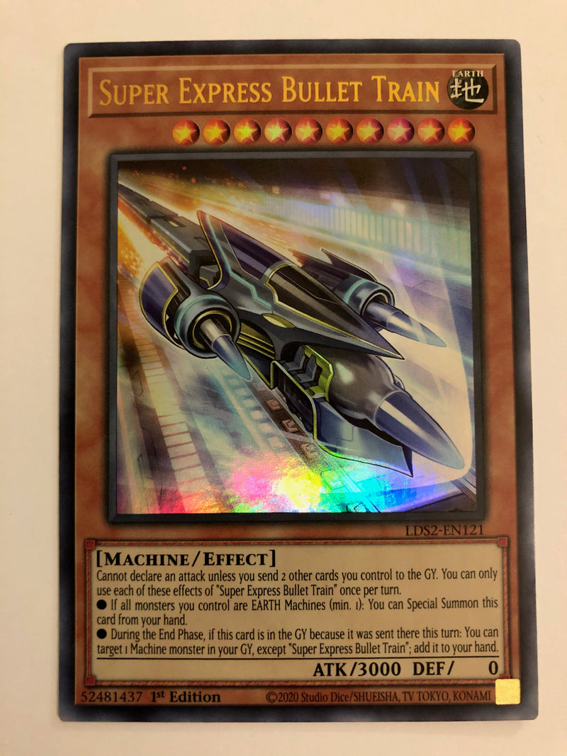 Yugioh Super Express Bullet Train LDS2-EN121 Ultra Rare 1st Edition Near Mint
