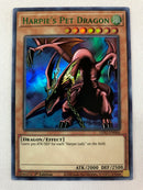 Yugioh Harpie's Pet Dragon LDS2-EN066 Green Ultra Rare 1st Edition Near Mint