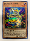 Prohibit Snake FIGA-EN038 Super Rare 1st Edition YuGiOh TCG NM