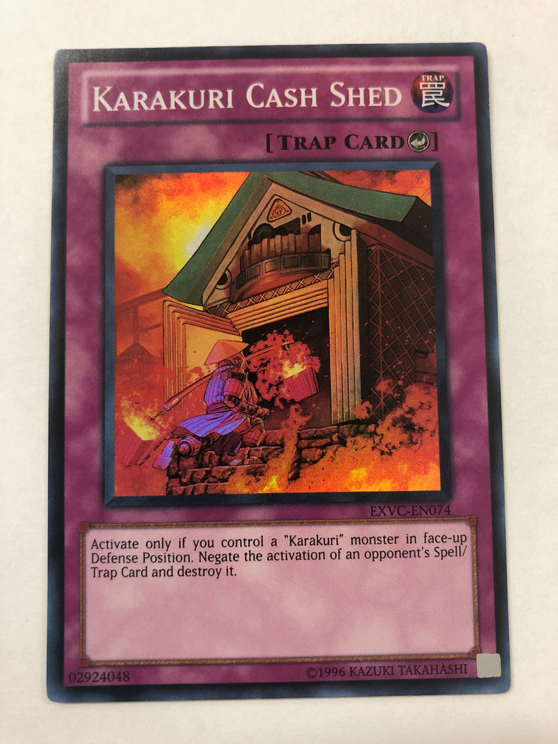Yugioh Karakuri Cash Shed EXVC-EN074 Super Rare Unlimited Edition Near Mint