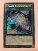 Yugioh S-Force Bridgehead BLVO-EN057 Secret Rare 1st Edition Near Mint