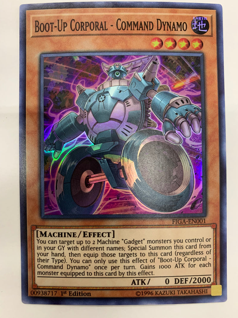 Boot-Up Corporal - Command Dynamo FIGA-EN001 Super Rare 1st Edition NM