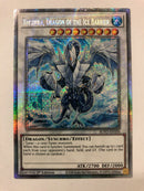 Yugioh Trishula, Dragon of the Ice Barrier BLVO-EN100 Starlight Rare 1st Edition Near Mint