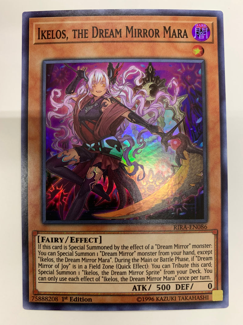 Ikelos, the Dream Mirror Mara RIRA-EN086 Rising Rampage 1st Edition Yugioh NM