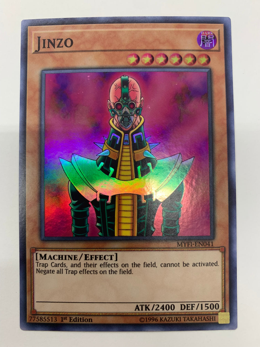 Jinzo MYFI-EN041 Mystic Fighters Super Rare 1st Edition Yugioh Card NM Jinzo MYFI-EN041 Mystic Fighters Super Rare 1st Edition Yugioh Card NM