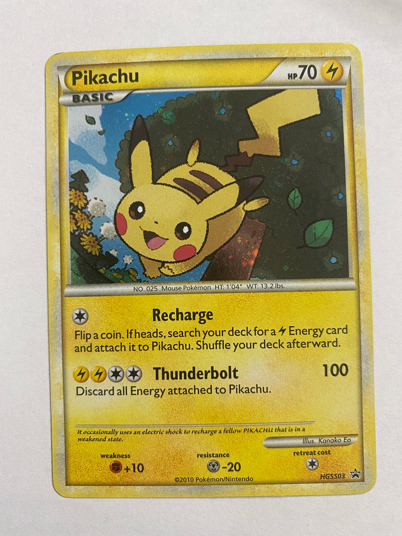 Pikachu HG5503 Holo Rare Pokemon Card Naer Mint
