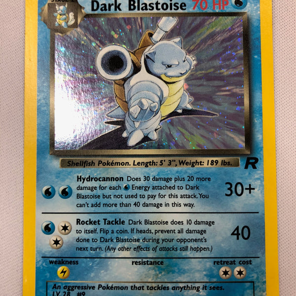 Dark Blastoise 3/82 Team Rocket Holo Ultra Rare Pokemon Card Near Mint Dark Blastoise 3/82 Team Rocket Holo Ultra Rare Pokemon Card Near Mint