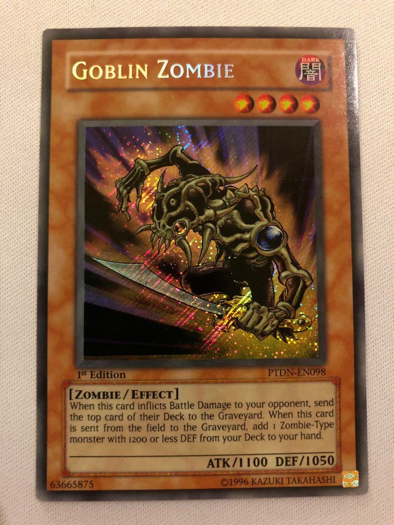 Yugioh Goblin Zombie PTDN-EN098 Secret Rare 1st Edition Near Mint