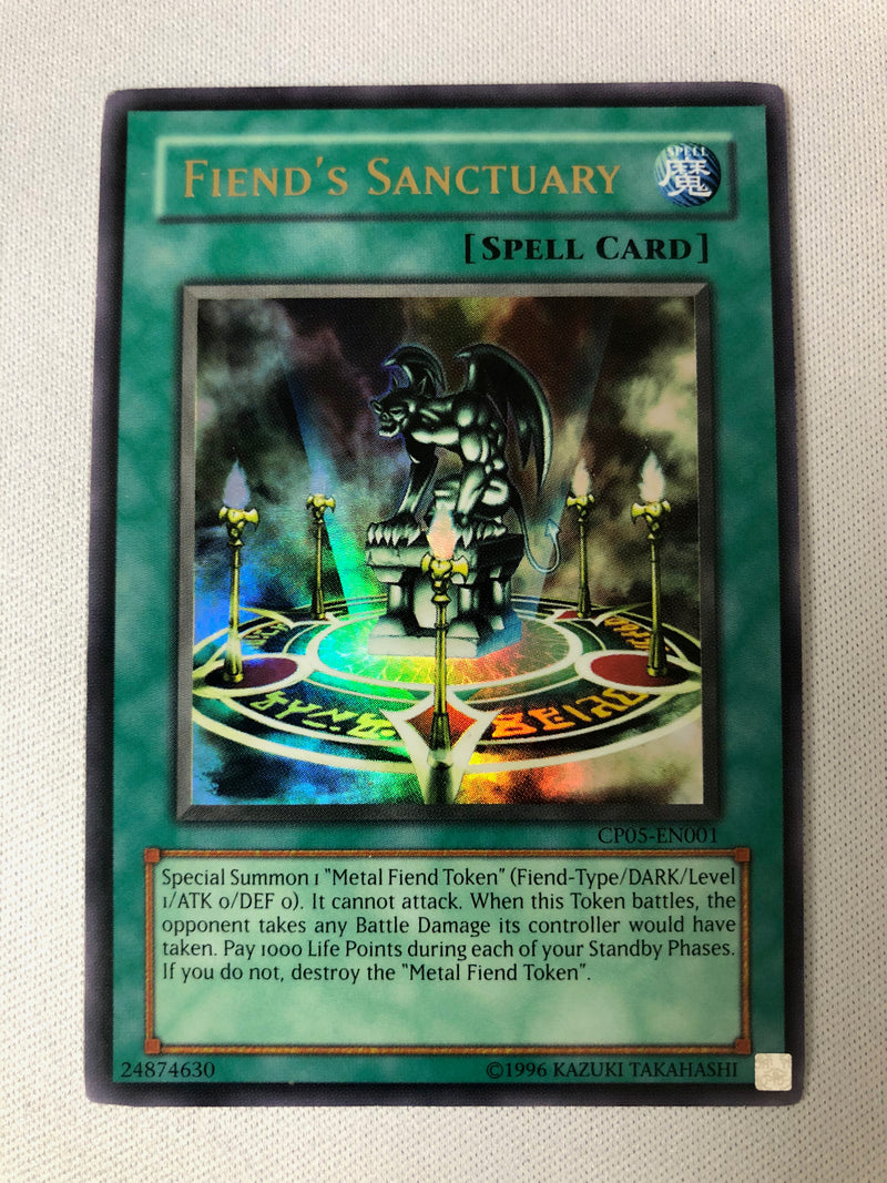 yugioh fiend spell cards Yugioh Fiend's Sanctuary CP05-EN001 Ultra Rare Near Mint