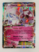 Diancie EX 72/124 Fates Collide Holo Rare Pokemon TCG NM