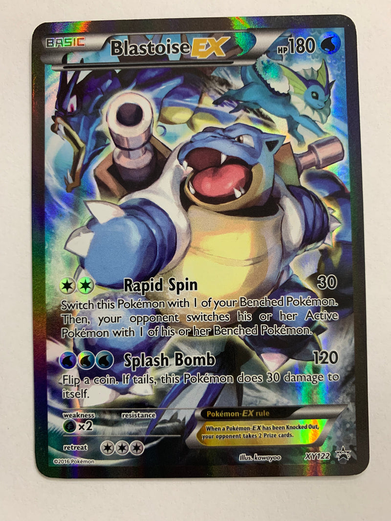Blastoise EX XY122 Full Art Holo Black Star Promo Rare Pokemon TCG NM Blastoise EX XY122 Full Art Holo Black Star Promo Rare Pokemon TCG NM