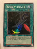 Yugioh Black Whirlwind TU01-EN005 Super Rare Turbo Pack 1 Near Mint