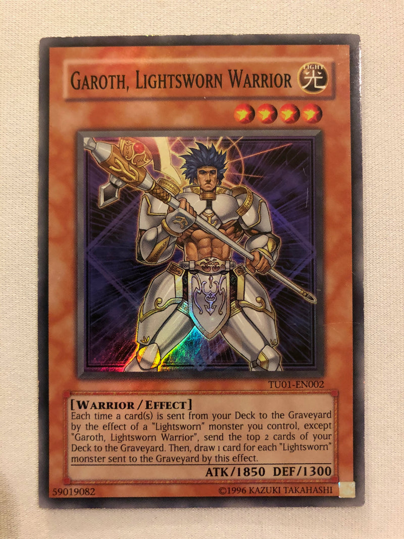 lightsworn monsters Yugioh Garoth, Lightsworn Warrior TU01-EN002 Super Rare Near Mint
