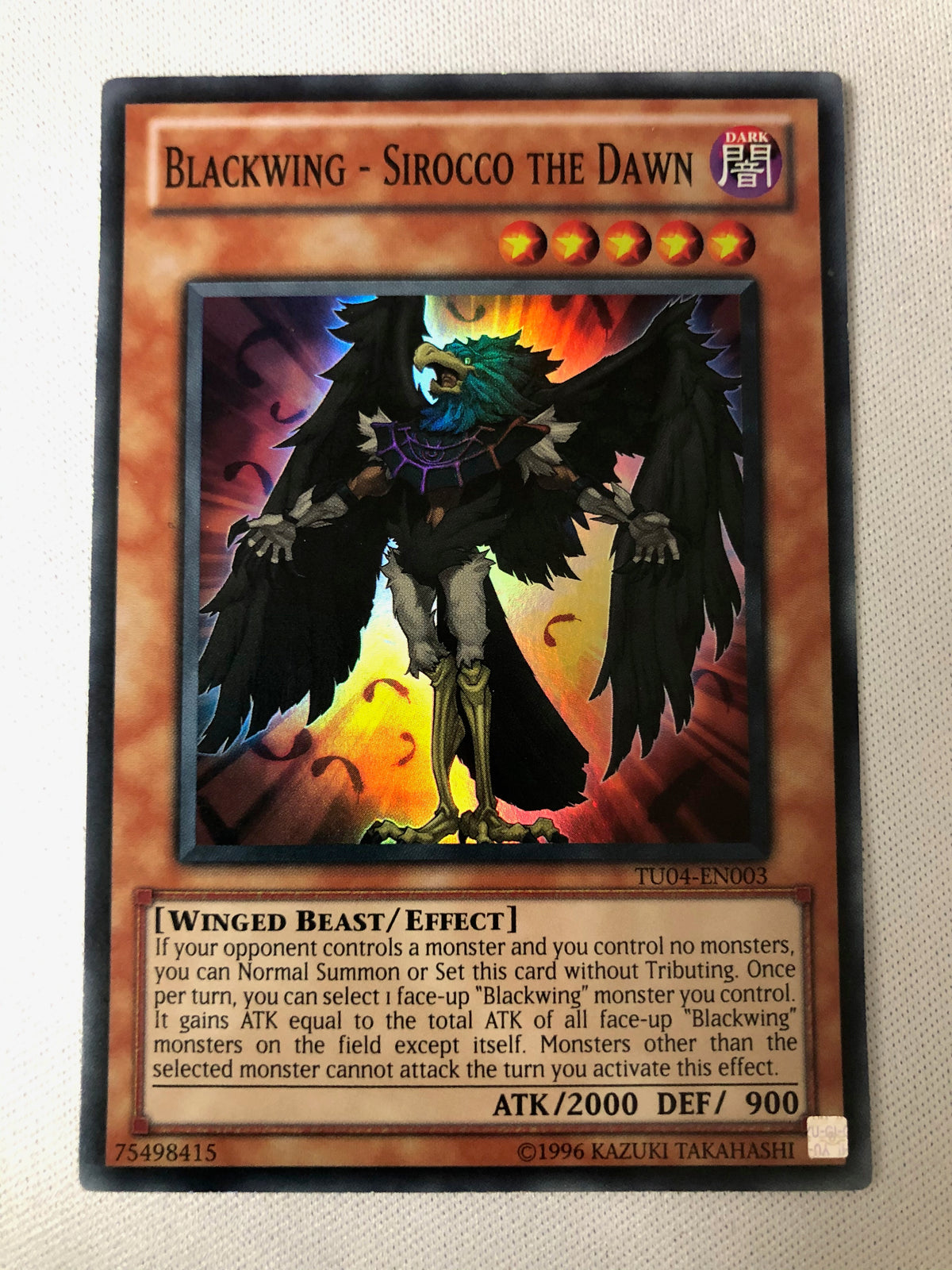 blackwing monsters Yugioh Blackwing