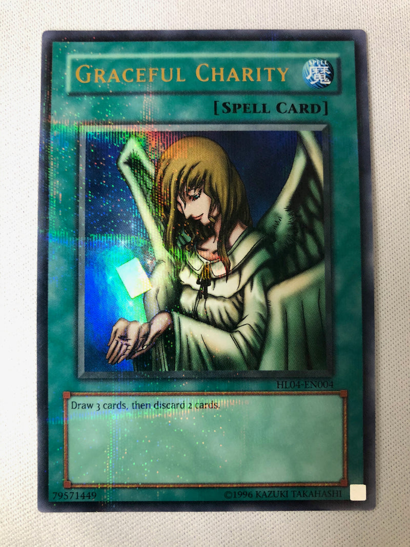 Yugioh Graceful Charity HL04-EN004 Ultra Parallel Rare Hobby League Ne