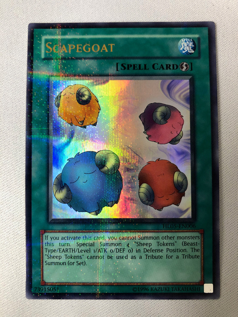 Yugioh Scapegoat HL05-EN006 Hobby League 5 Ultra Parellel Rare Near Mi Yugioh Scapegoat HL05-EN006 Hobby League 5 Ultra Parellel Rare Near Mi