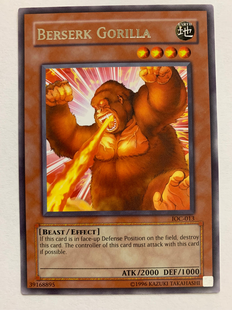 Berserk Gorilla IOC-013 Rare Unlimited YuGiOh TCG NM