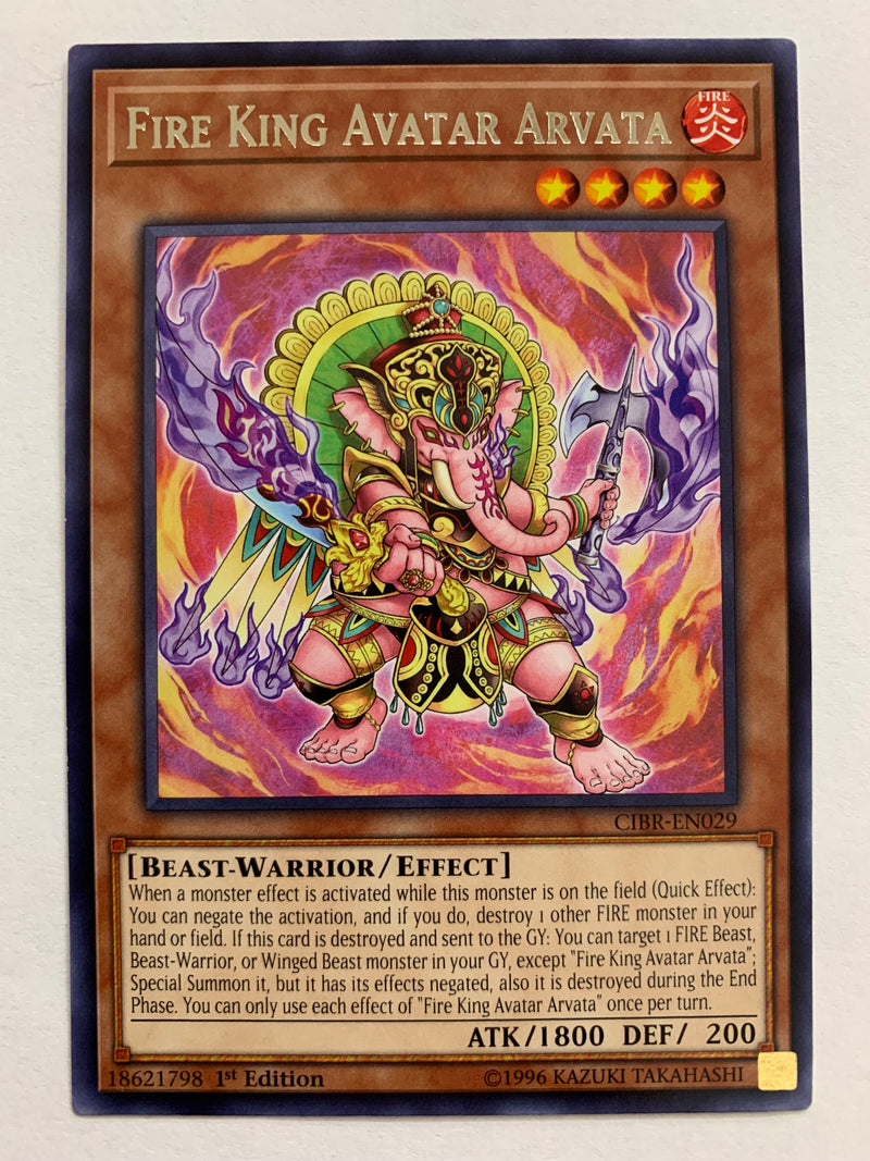 Fire King Avatar Arvata CIBR-EN029 Rare 1st Ed NM