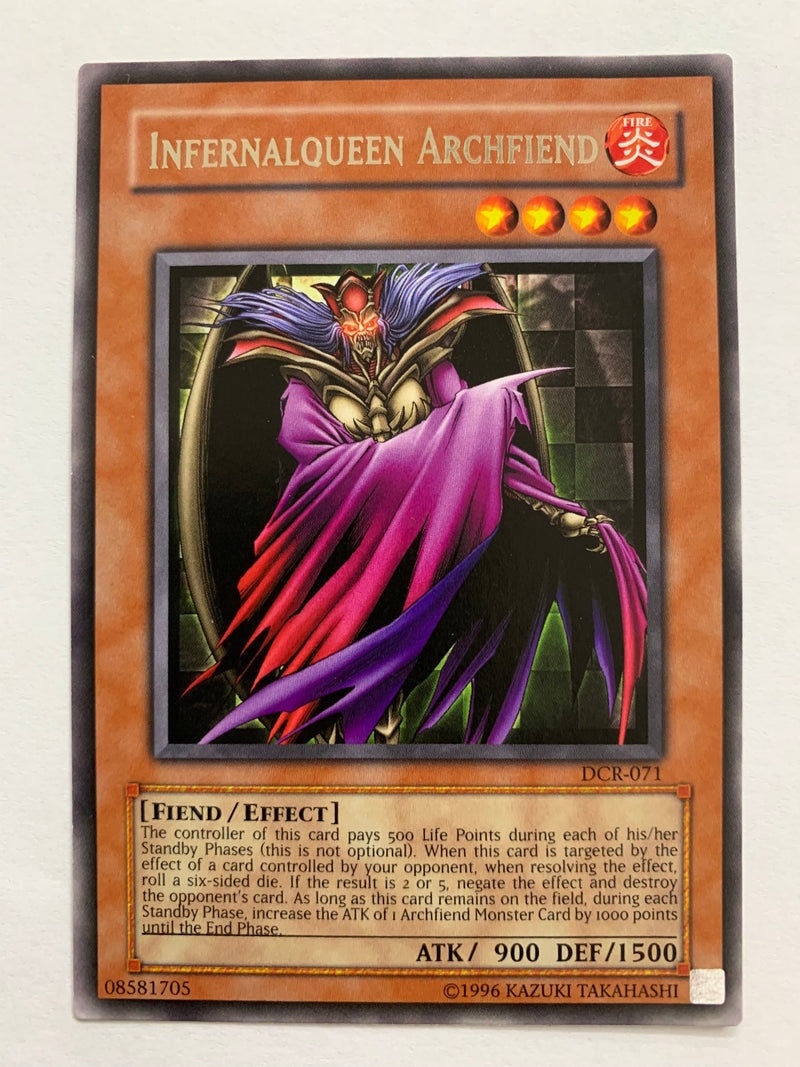 Infernalqueen Archfiend DCR-071 Unlimited Ed Rare NM