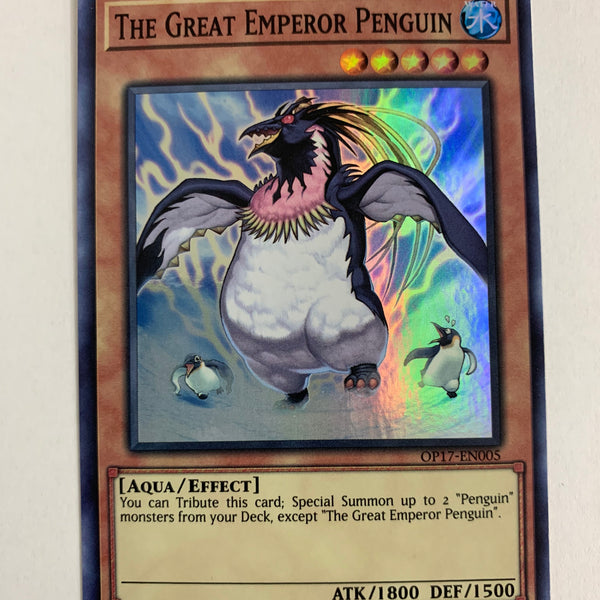 penguin yugioh deck Yugioh The Great Emperor Penguin OP17-EN005 Super Rare NM