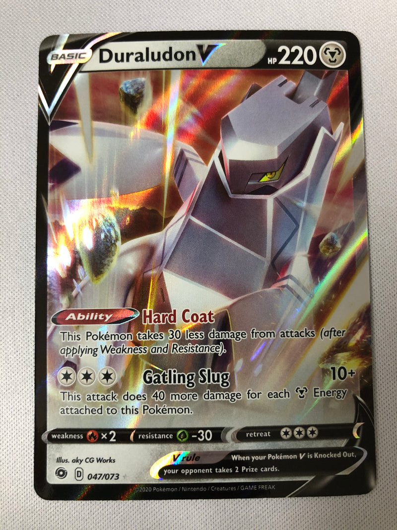 duraludon pokemon card value Duraludon V 047/073 Champion's Path Holo Ultra Rare Pokemon Card Near