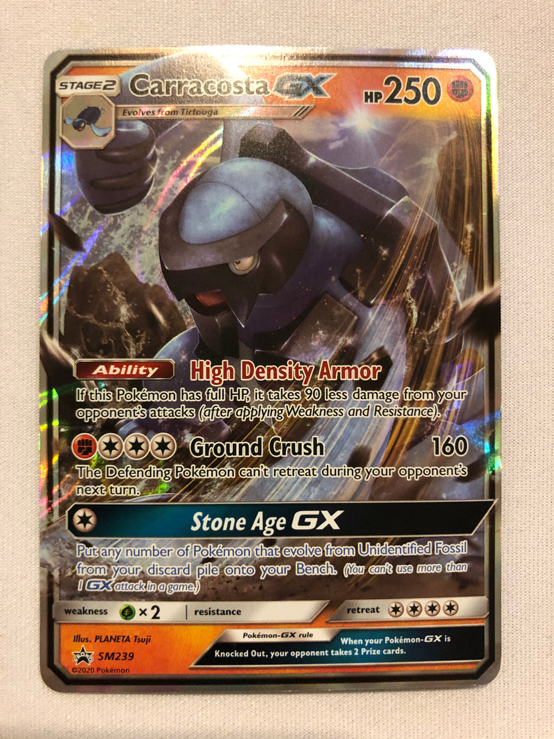 Carracosta GX SM239 Holo Ultra Rare Black Star Promo Pokemon Card Near Mint