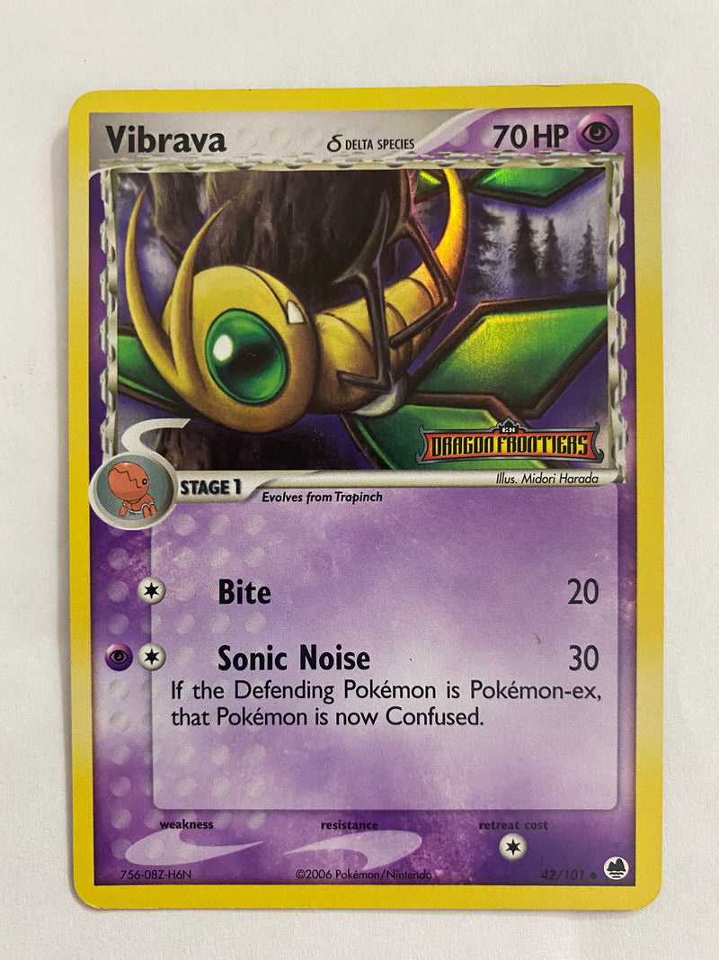 Vibrava 42/101  Holo Rare  Pokemon Card Naer Mint