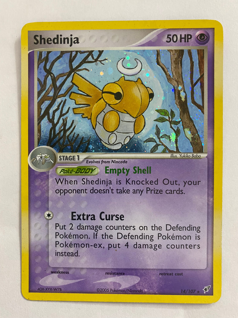 Shedinja 14/107 Holo Rare Pokemon Card Near Mint Shedinja 14/107 Holo Rare Pokemon Card Near Mint