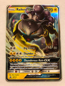 Raikou GX SM121 Black Star Promo Holo Rare Pokemon Card Near Mint