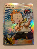 Sophocles 146/147 Holo Ultra Rare Burning Shadows Pokemon Card Near Mint