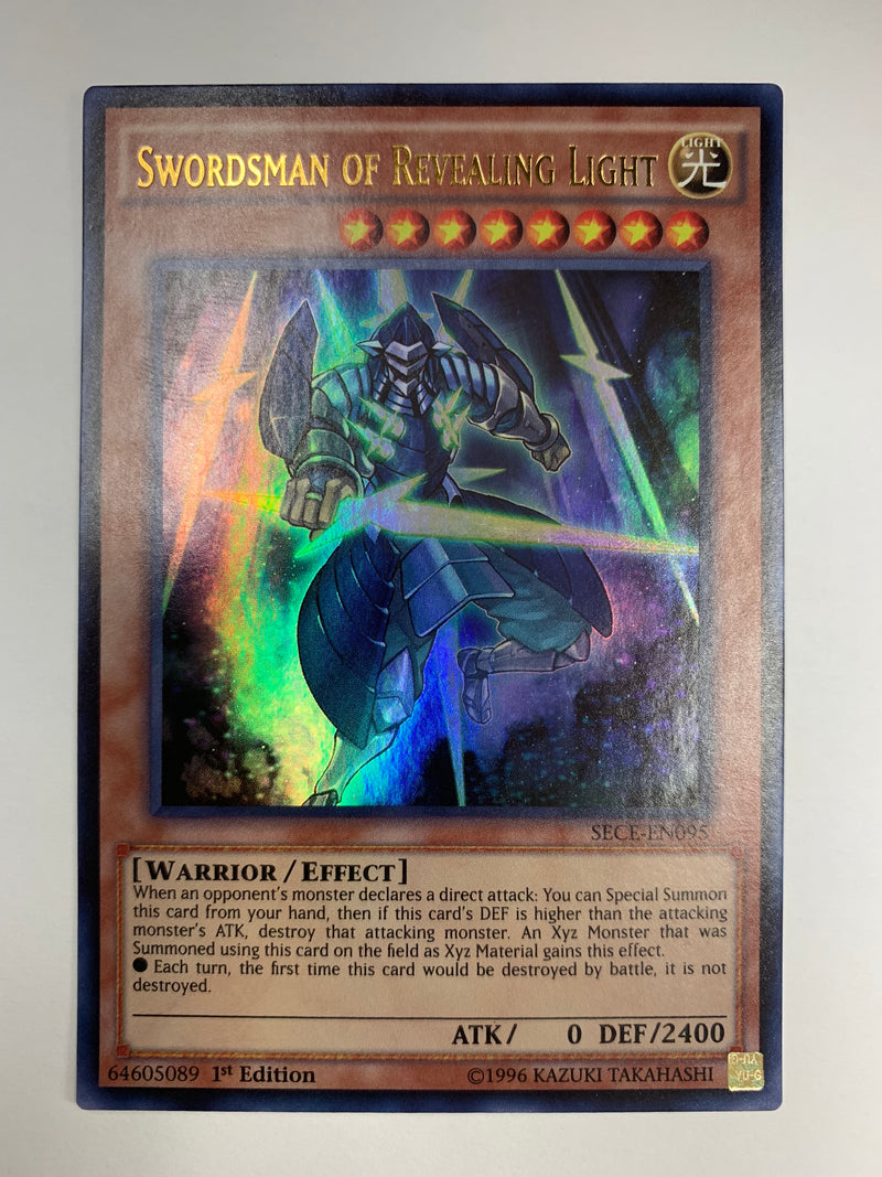 Swordsman of Revealing Light SECE-EN095 1st Edition Ultra Rare Near Mint