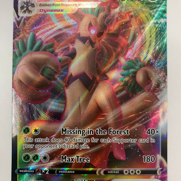 trevenant vmax pokemon card value Trevenant Vmax 014/203 Evolving Skies Full Art Ultra Rare Pokemon Card