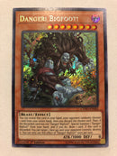 Yugioh Danger! Bigfoot! CYHO-EN082 Secret Rare 1st Edition Near Mint