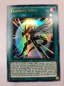 Yugioh Favorite Hero LED6-EN015 Ultra Rare 1st Edition Near Mint