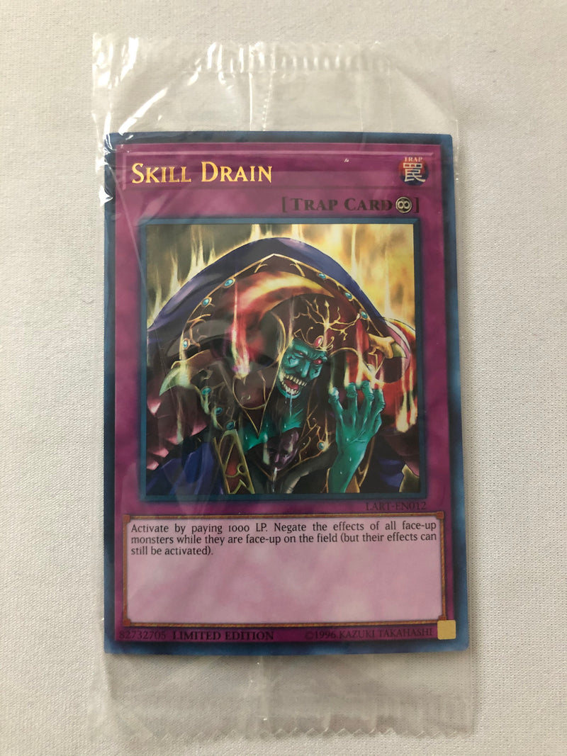 skill drain yugioh card Yugioh Skill Drain LART-EN012 Ultra Rare Promo Limited Edition New Sea