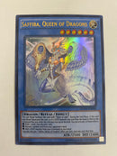 Yugioh Saffira, Queen of Dragons DUEA-EN050 Ultra Rar Unlimited  NM