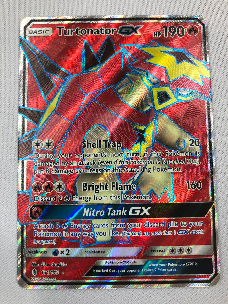 Turtonator GX 131/145 Full Art Ultra Rare Guardians Rising Pokemon Car Turtonator GX 131/145 Full Art Ultra Rare Guardians Rising Pokemon Car