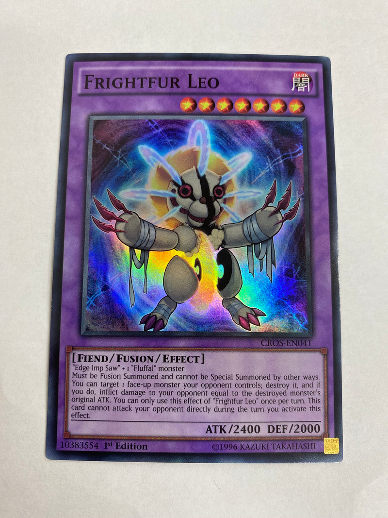 Yugioh Frightfur Leo CROS-EN041 Super Rare 1st Edition Near Mint