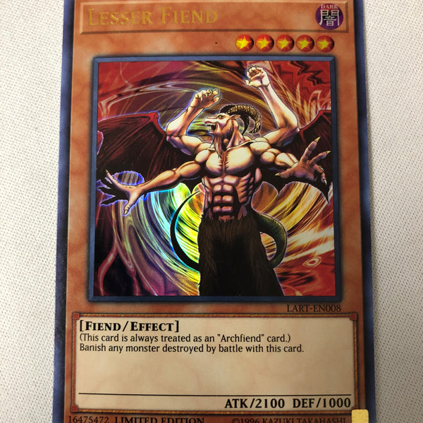 Yugioh Lesser Fiend LART-EN008 Ultra Rare Near Mint