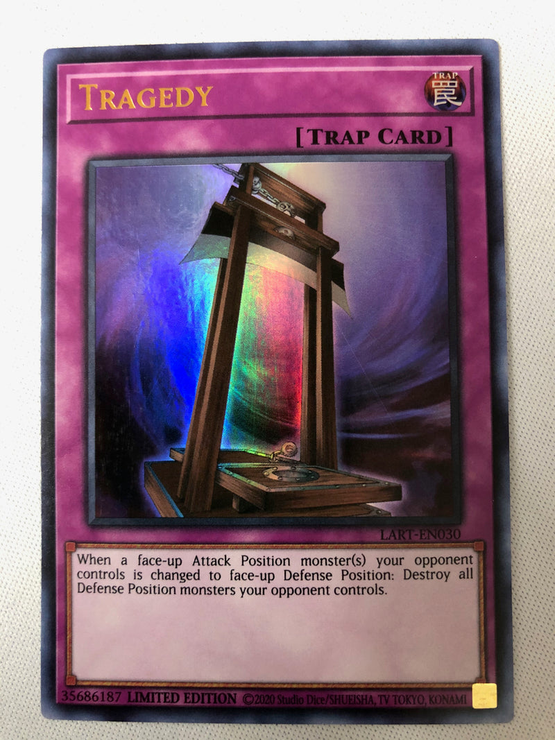 Yugioh Tragedy LART-EN030 Ultra Rare Limited Edition Near Mint Yugioh Tragedy LART-EN030 Ultra Rare Limited Edition Near Mint