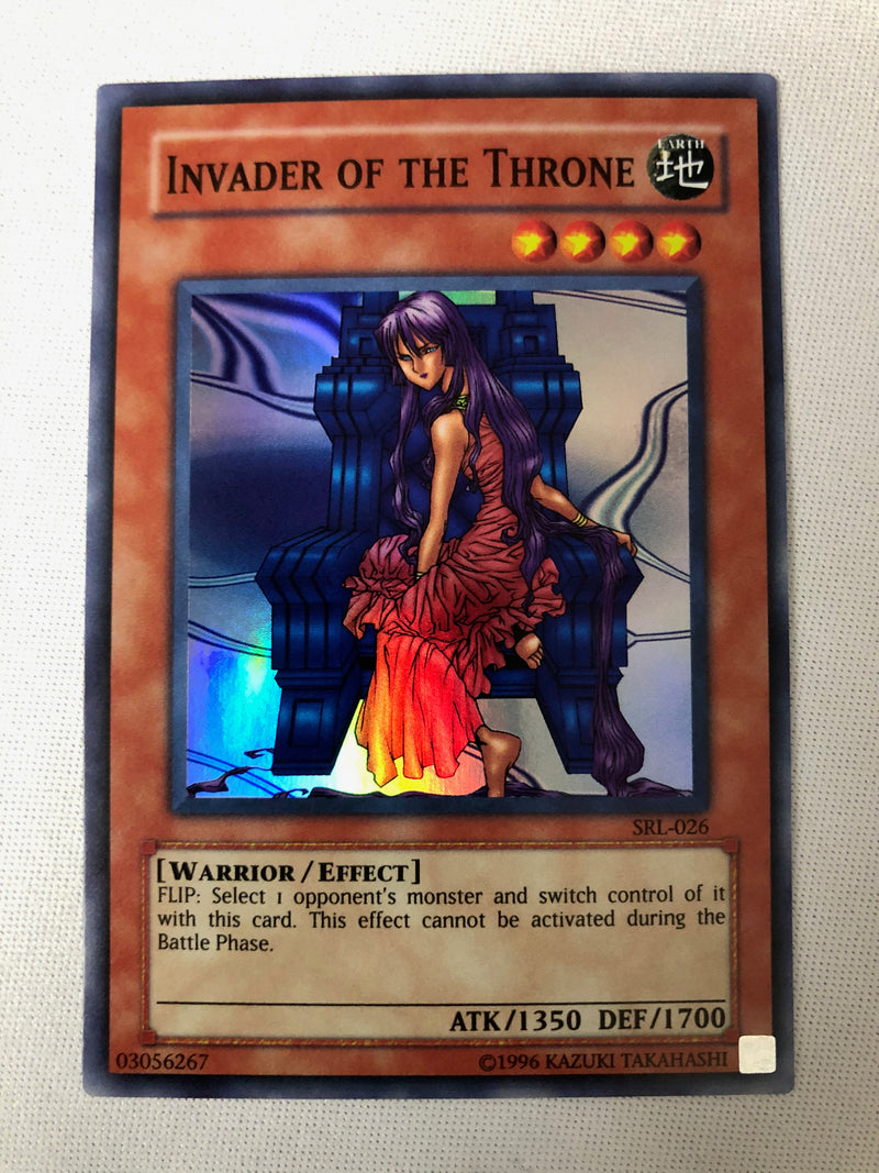 Yugioh Invader of the Throne SRL-026 Unlimited Super Rare Near Mint