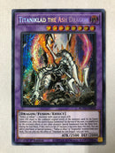 Yugioh Titaniklad the Ash Dragon ROTD-EN038 Secret Rare 1st Edition Near Mint