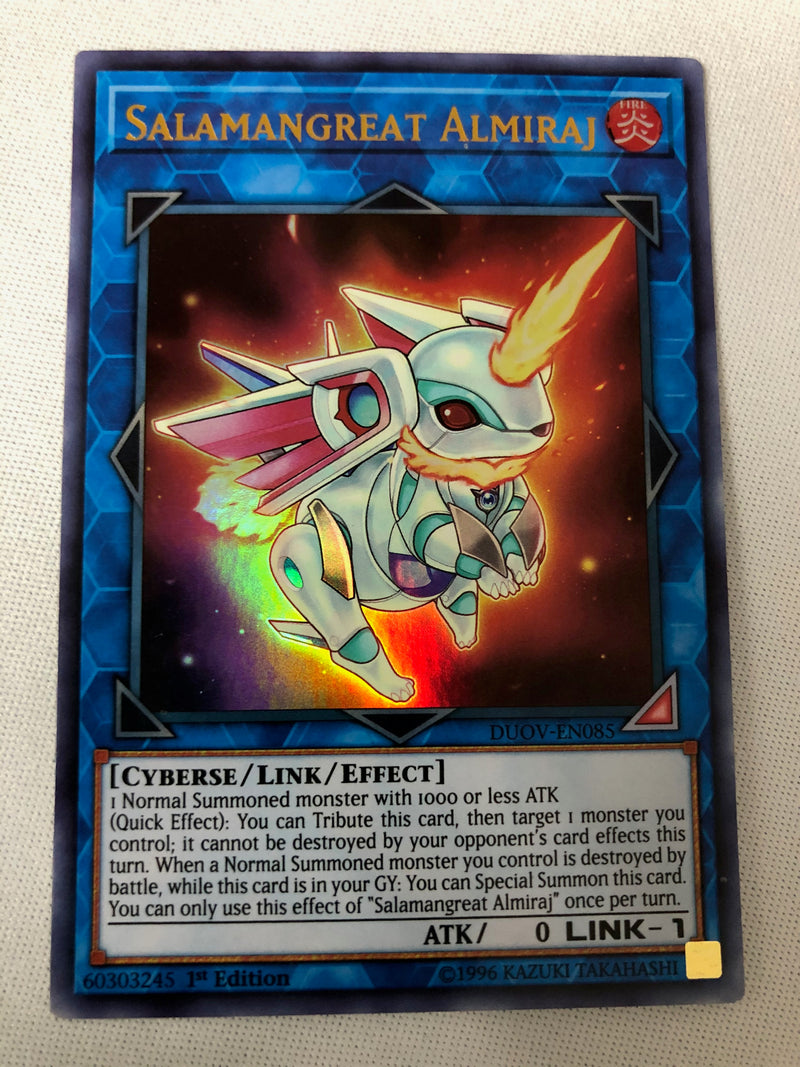 Yugioh Salamangreat Almiraj DUOV-EN085 Ultra Rare 1st Edition Near Mint