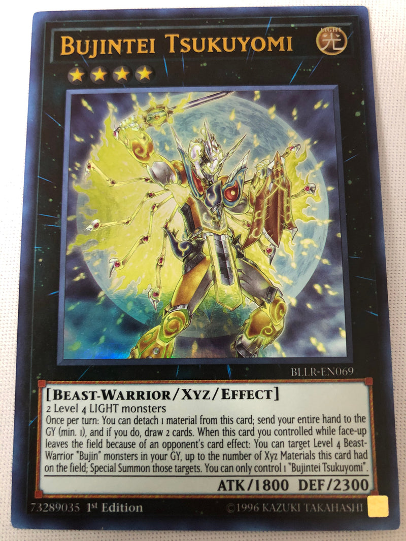 Yugioh Bujintei Tsukuyomi BLLR-EN069 Ultra Rare 1st Edition Near Mint