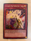 Yugioh Ultimate Fire Formation  Sinto FIGA-EN021 Secret Rare 1st Edition Naer Mint