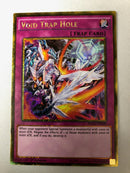 Yugioh Void Trap Hole PGL3-EN038 1st Edition Gold Rare Near Mint