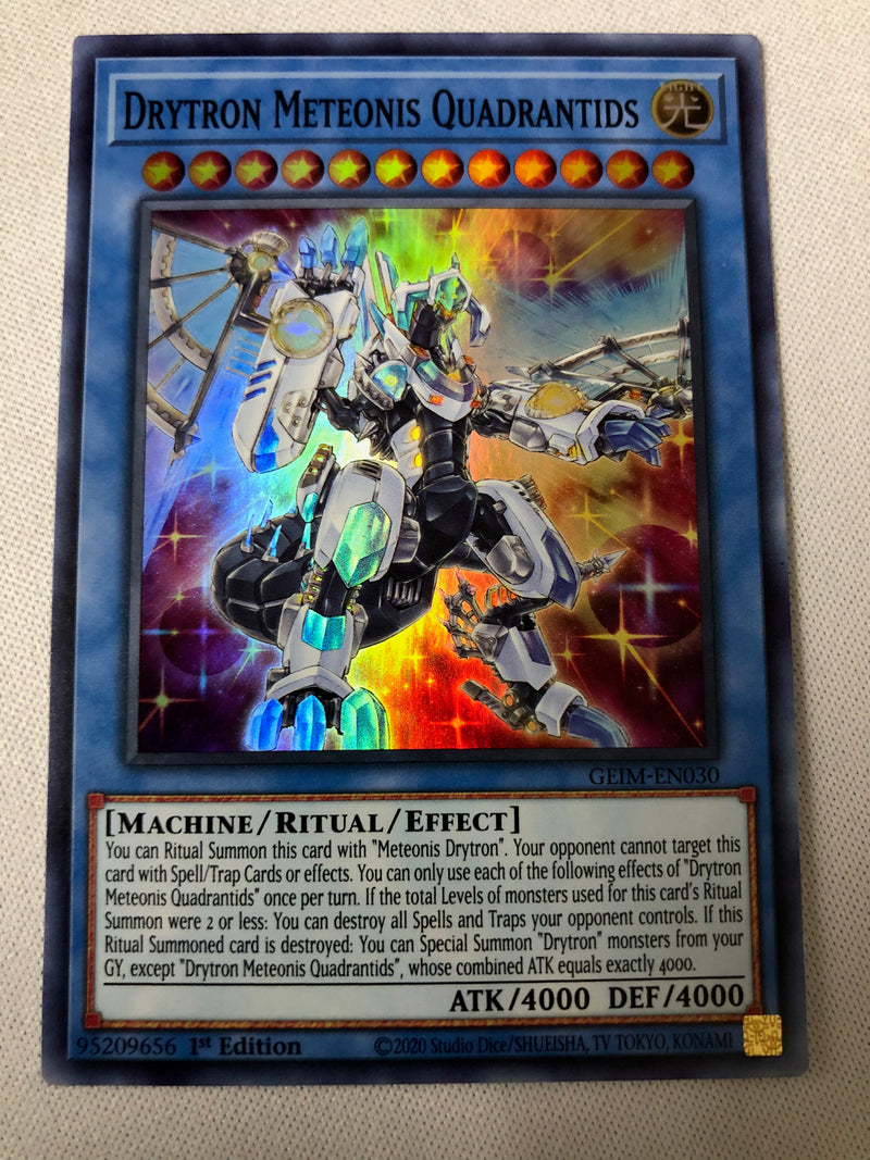 Yugioh Drytron Meteonis Draconids GEIM-EN029 Ultra Rare 1st Edition NM