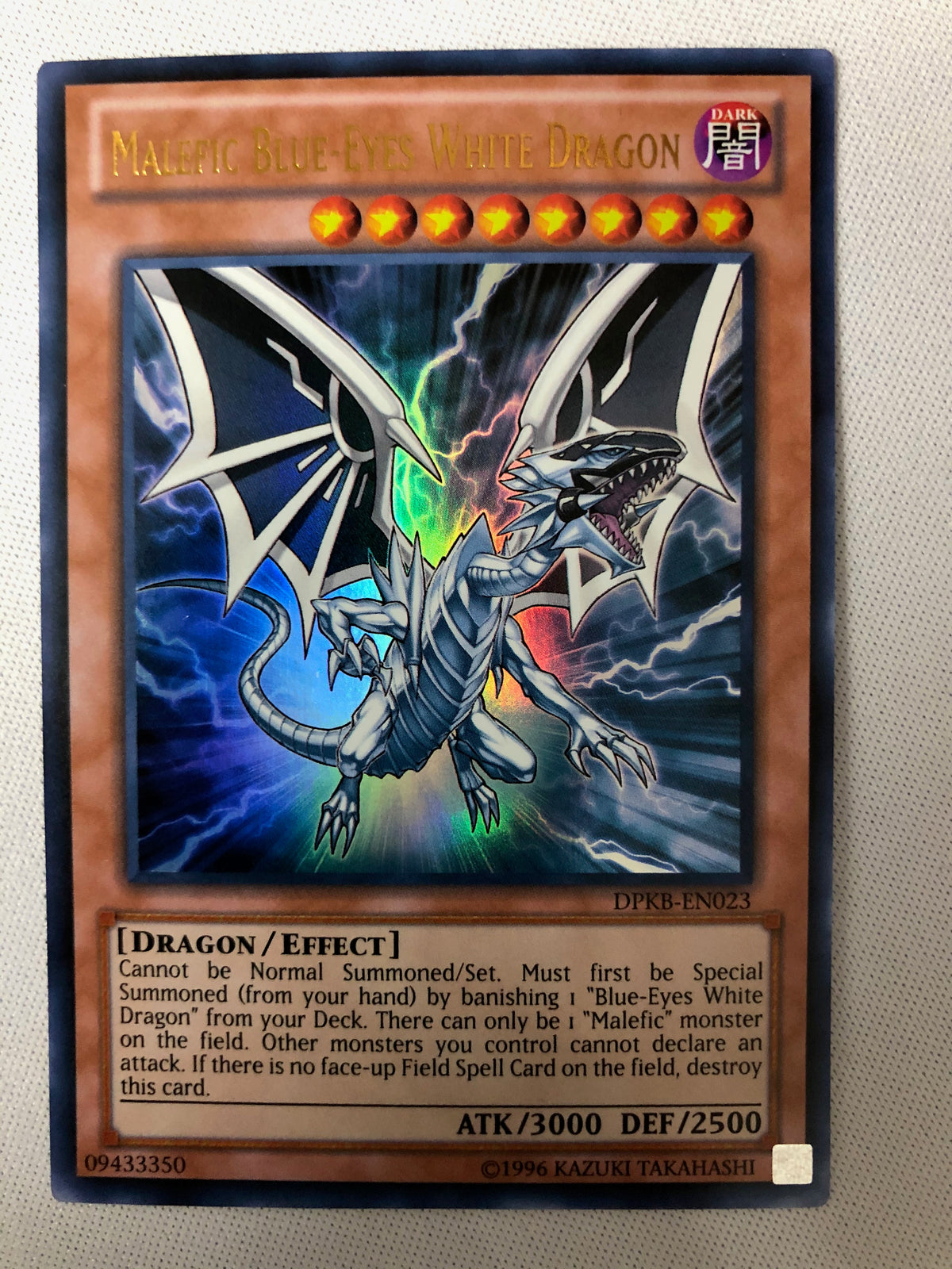 Yugioh Malefic Blue-Eyes White Dragon DPKB-EN023 Ultra Rare Unlimited